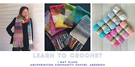 Learn to Crochet: 1 day class (Stonehaven)