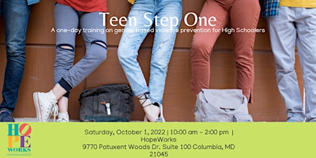 Teen Step One for Youth Leaders & Community Members