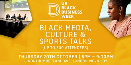 Black Media, Culture & Sports Talks