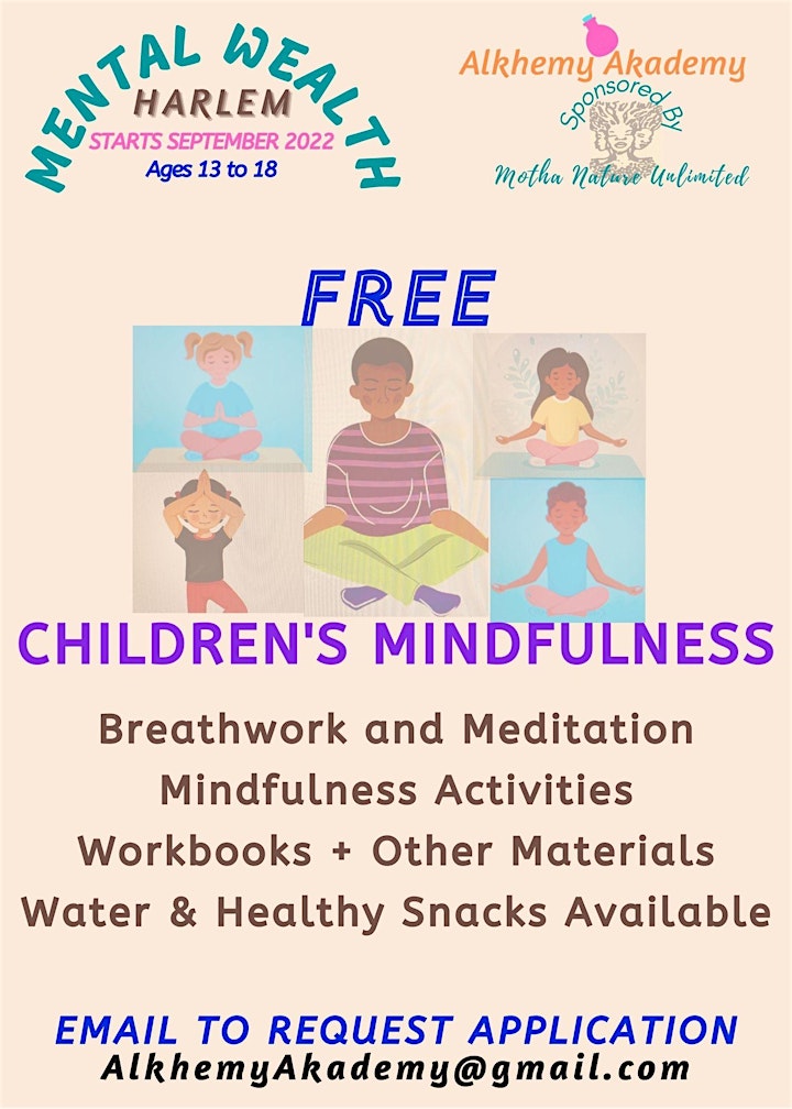 Children's Mindfulness Program- FALL 2022 image