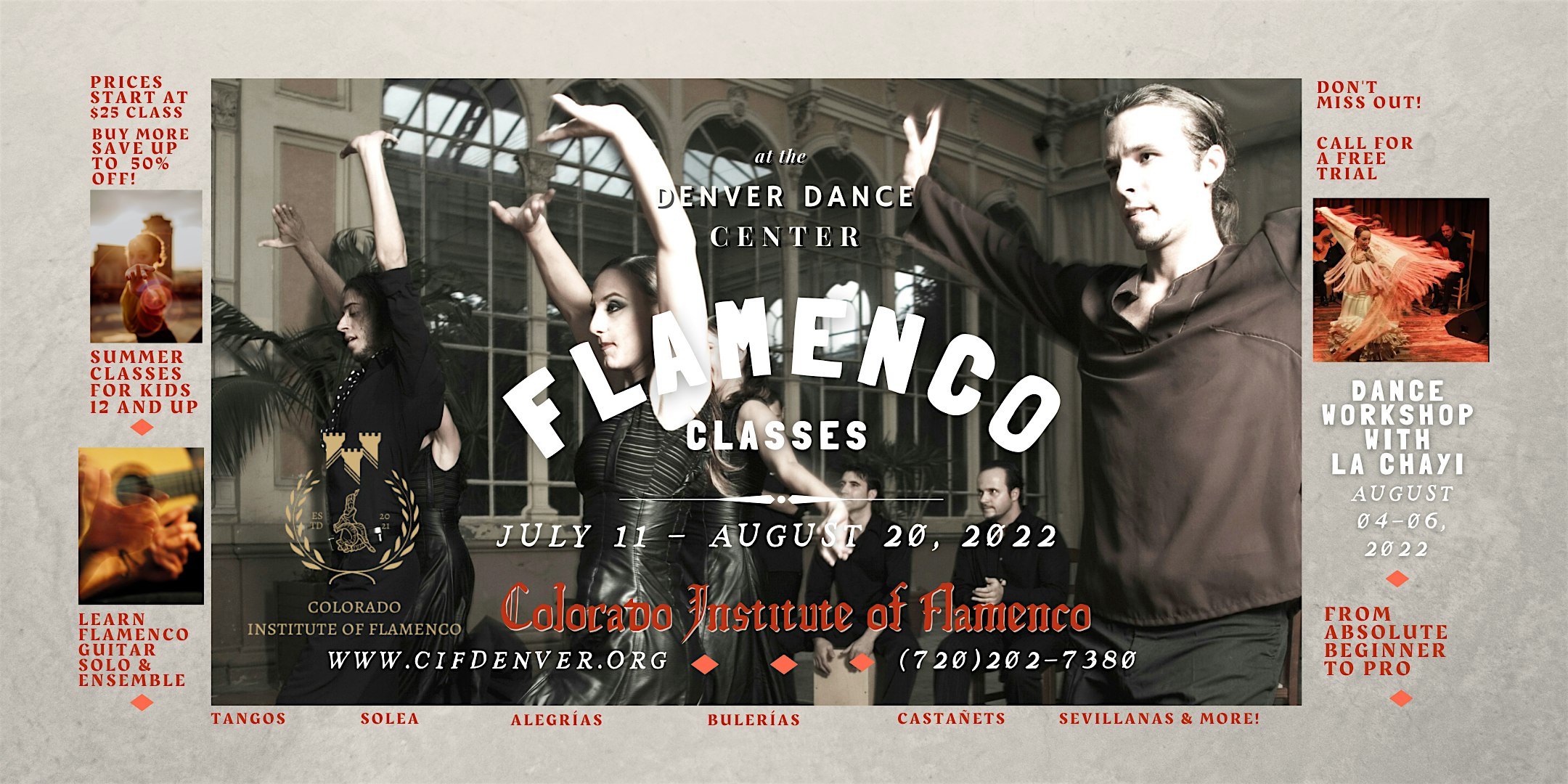 Flamenco Guitar and Dance Classes!