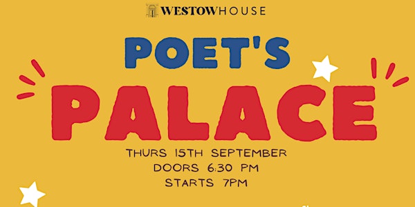 Poet's Palace - A Night of Spoken Word Performance