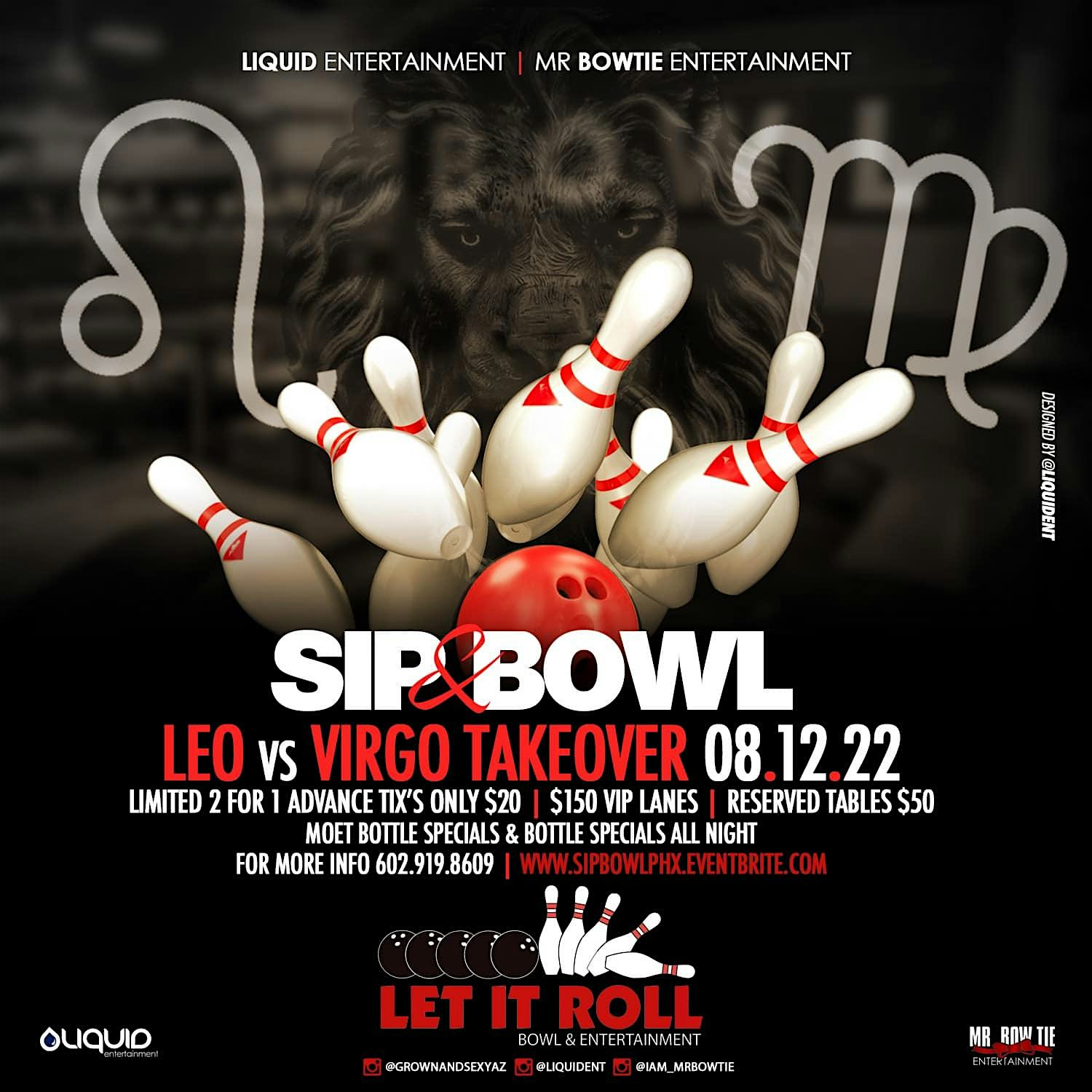Sip & Bowl - Leo Vs Virgo Edition