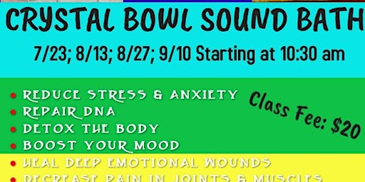 Crystal Bowl Sound Bath with Halotherapy