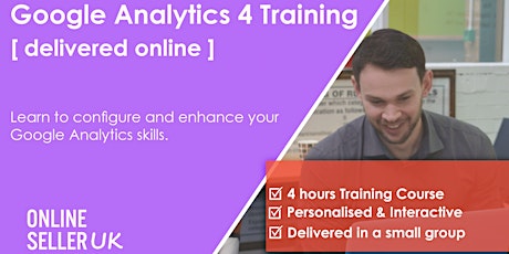 Immagine principale di Google Analytics 4 ( GA4) Training Course - Online 