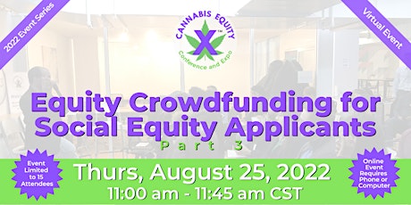 Equity Crowdfunding For Social Equity Applicants - Part 3 primary image