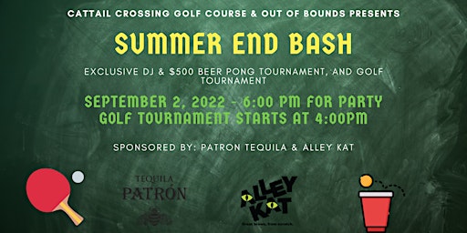 Summer End  Bash at the Cattail Crossing Golf & Winter club