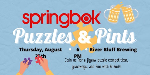 Springbok Puzzles & Pints at River Bluff Brewing