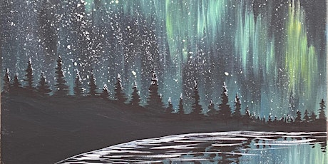 "Northern lights" Sip and Paint
