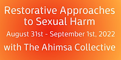 Restorative Approaches to Sexual Harm