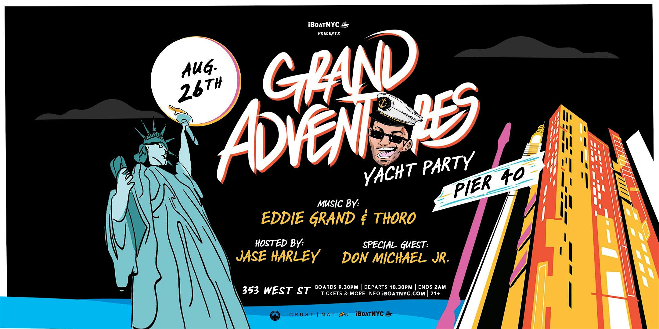 Grand Adventures - Hip Hop Boat Party NYC