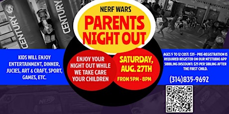 PARENTS NIGHT OUT: NERF WAES
