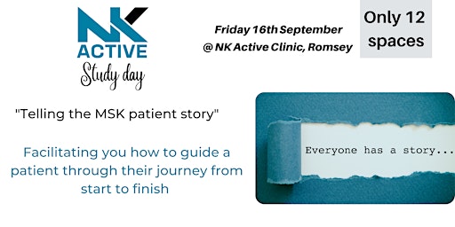 Telling the MSK patient story - from initial appointment to discharge