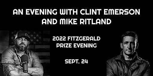 An Evening with Clint Emerson - The 2022 Fitzgerald Prize