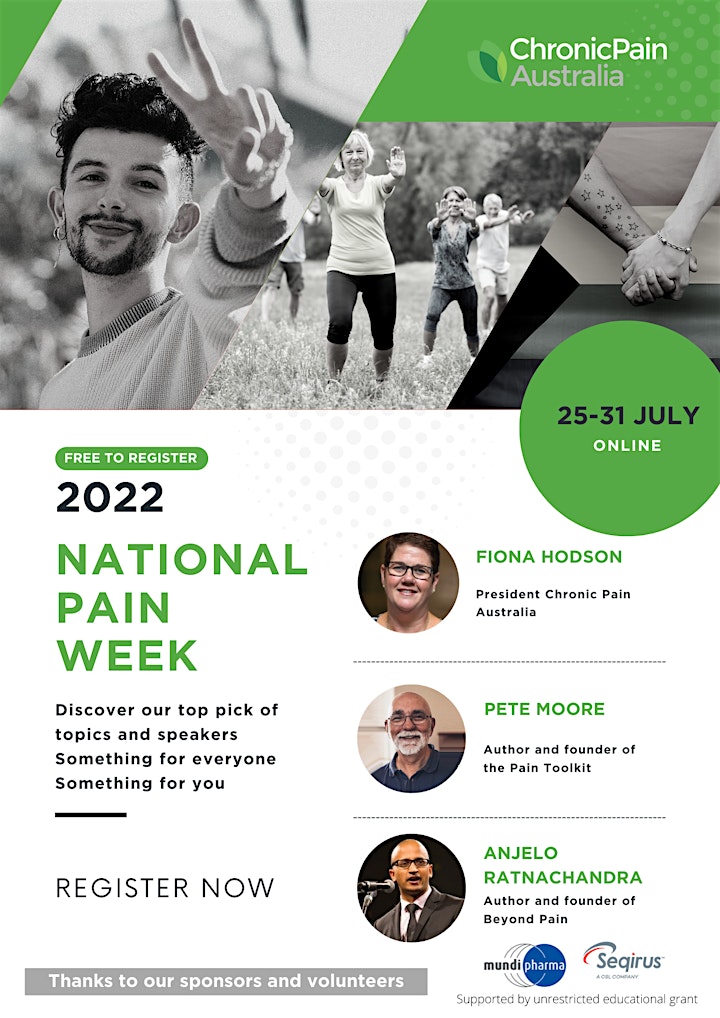 Chronic Pain Australia: National Pain Week 2022 image
