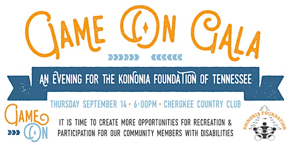 Camp Koinonia Foundation Game On Gala