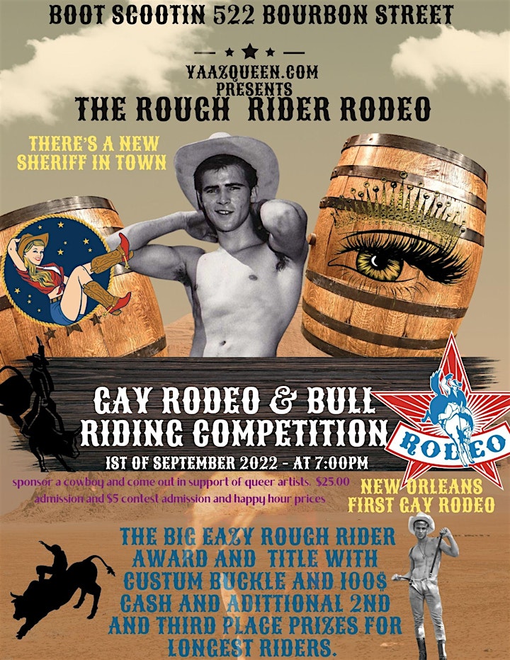 Big Easy Rough Rider Competition Gay Rodeo image