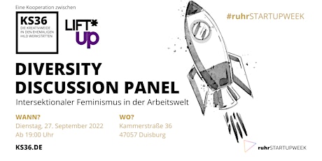 Diversity Discussion Panel  feat. LIFT*up | ruhrSUW Edition