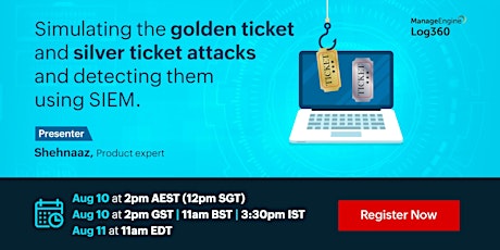 Simulating the golden ticket and silver ticket attacks and detecting them u