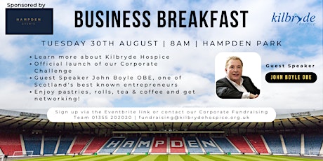 Kilbryde Hospice Business Breakfast