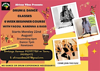 African Drum and Dance Classes For Beginners : Starts August 22nd 2022