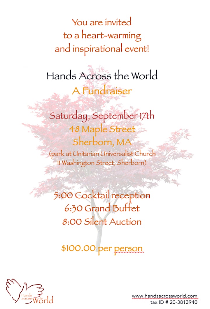 Hands Across the World -- A Fundraiser image