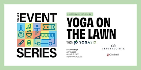 Yoga on the Lawn at Centerpointe Corporate Park
