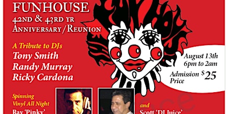 THE OFFICIAL FUNHOUSE 42-43YR ANNIVERSARY/REUNION