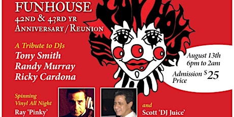 Official Funhouse 42nd & 43rd Anniversay/Reunion primary image