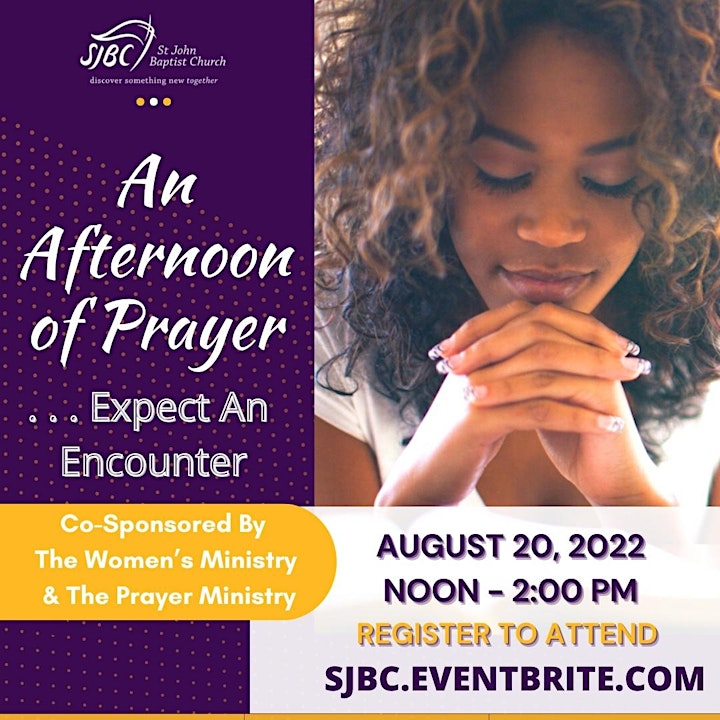 An Afternoon of Prayer - Expect An Encounter image