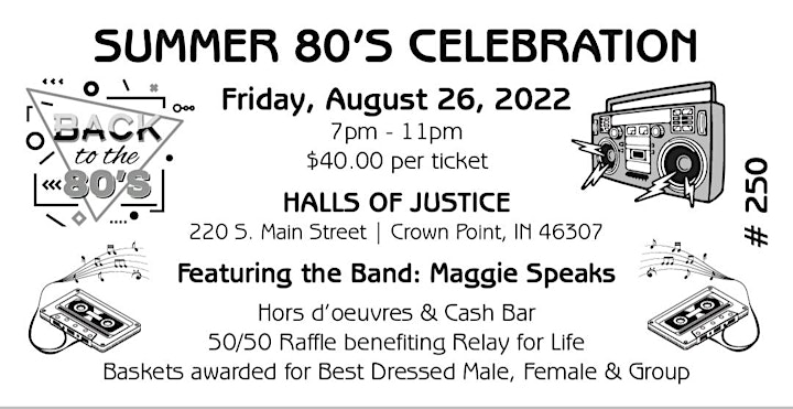 Summer 80's Celebration  with MAGGIE SPEAKS image