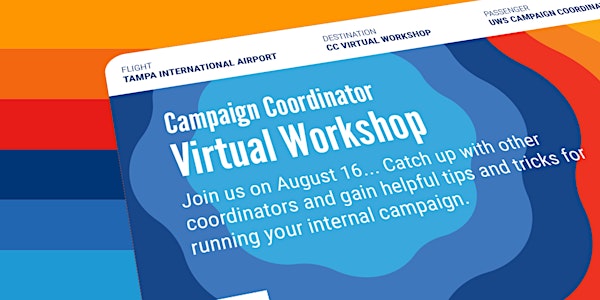 Campaign Coordinator Workshop  - Virtual