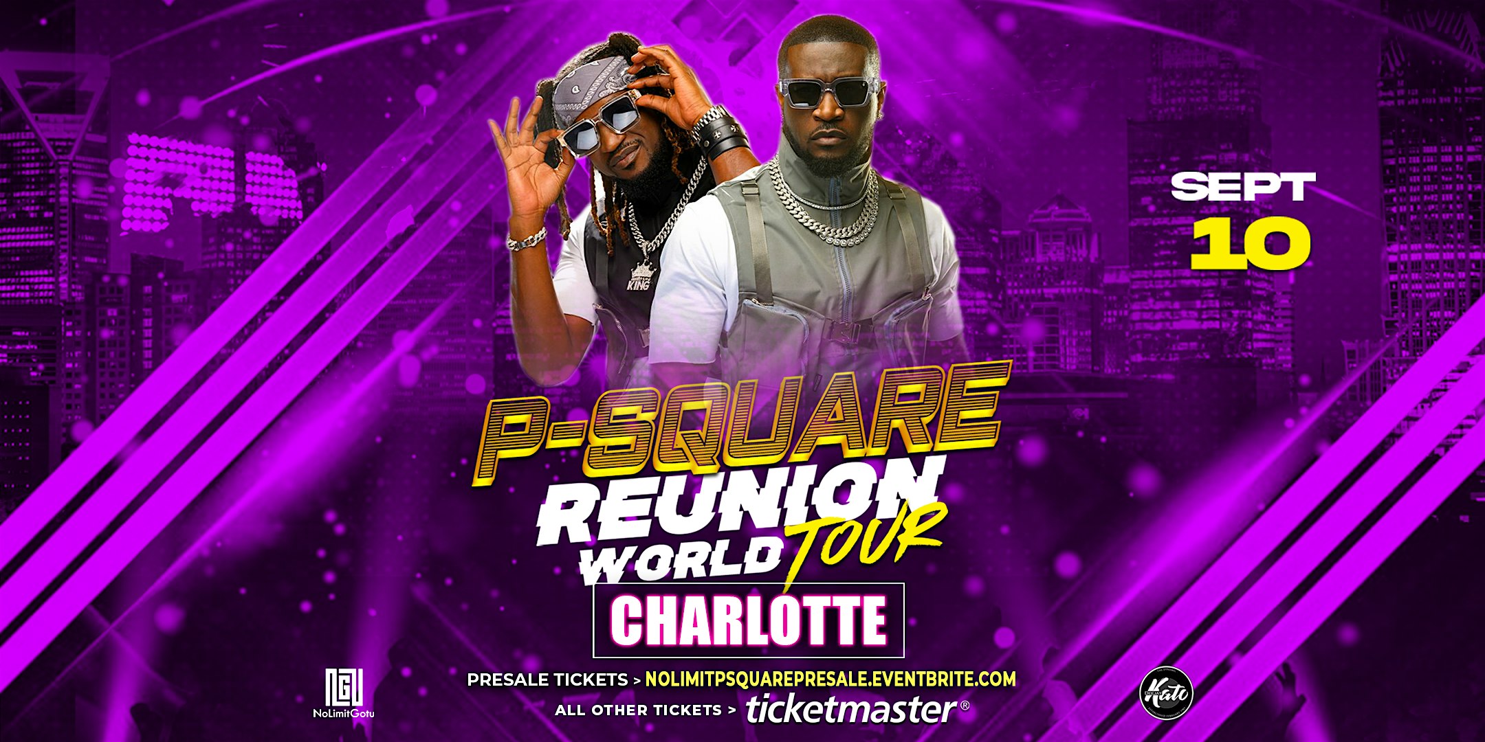 P-Square Reunion Tour Charlotte - PRESALE ONLY