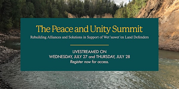 Peace & Unity Summit – Summer 2022
