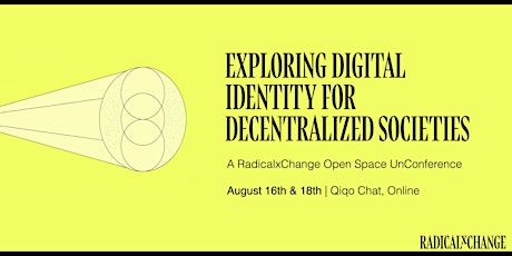 Exploring Digital Identity for Decentralized Societies primary image