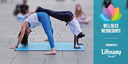 Join us for family yoga fun outside of the Oculus!