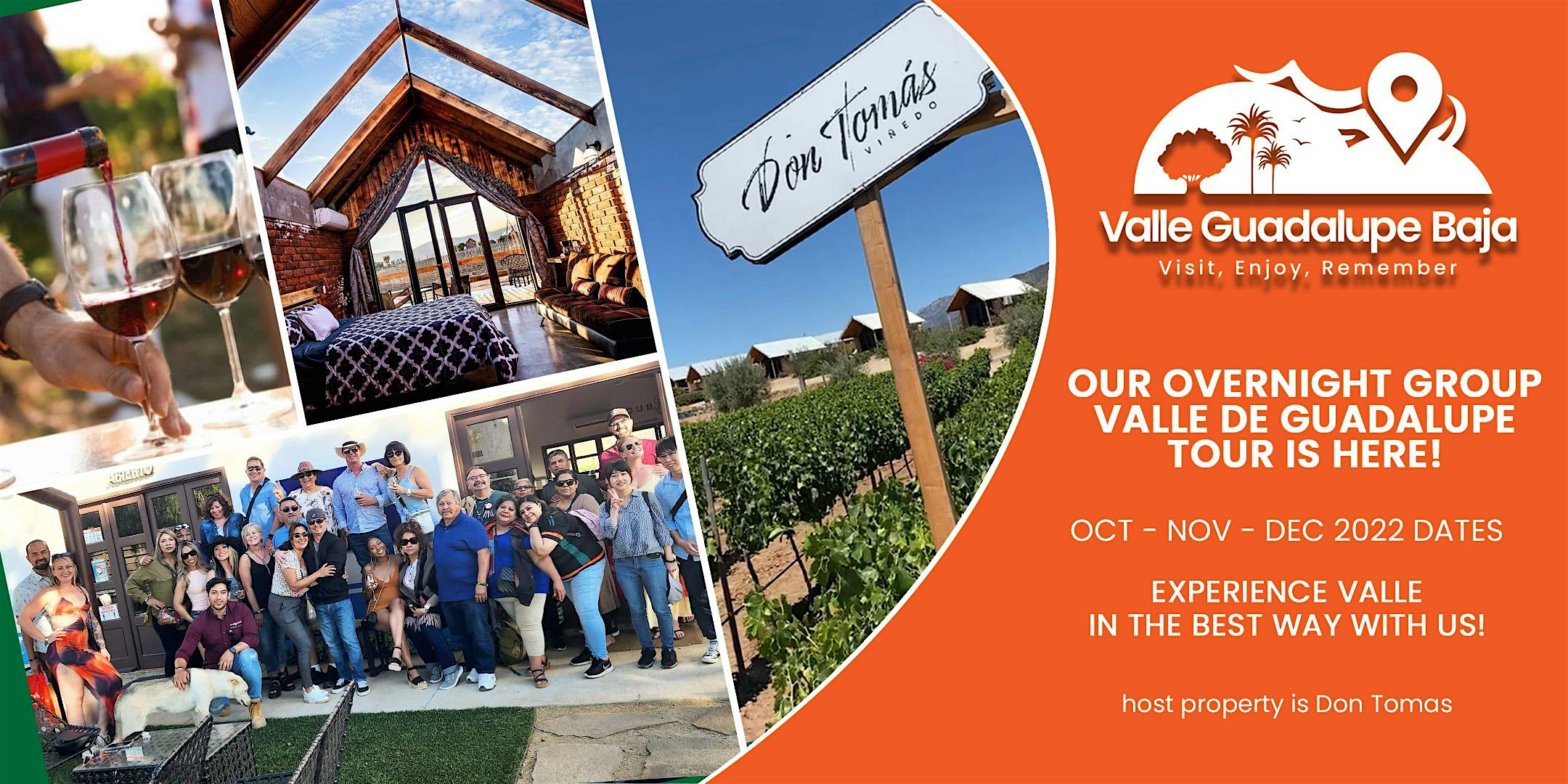 Overnight Valle de Guadalupe Group Tour - Vineyard Wine, Campfire & Amigos