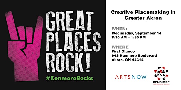 Great Places Rock! Creative Placemaking in Greater Akron
