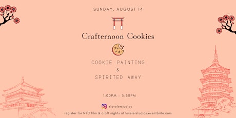 Crafternoon Cookies: Cookie Painting & Spirited Away primary image