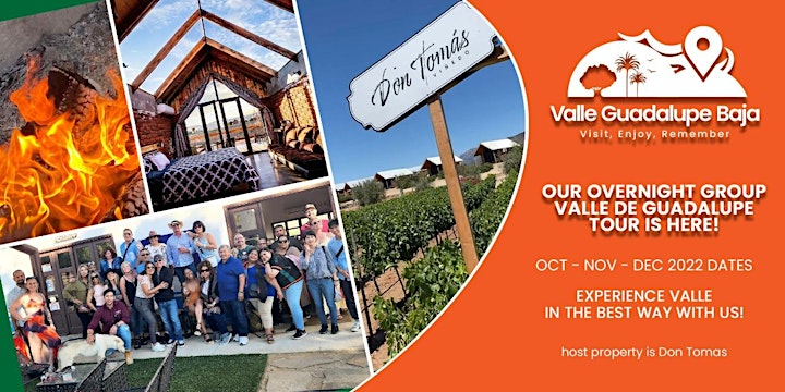 Overnight Valle de Guadalupe Group Tour - Vineyard Wine, Campfire & More! image