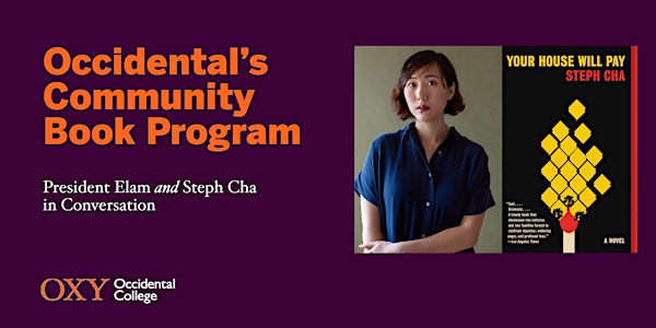 Oxy's Community Book Program | Steph Cha & President Elam in Conversation