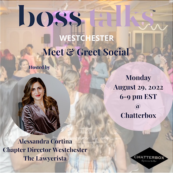 Boss Talks Westchester Meet & Greet Social image