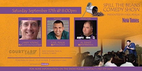 Watch the Spill The Beans Comedy Show at Courtyard by Marriott Naples