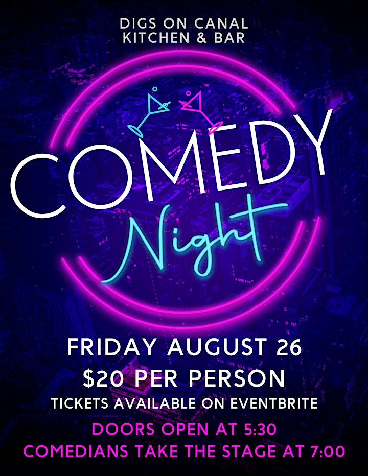 August  Comedy Night at Digs! image