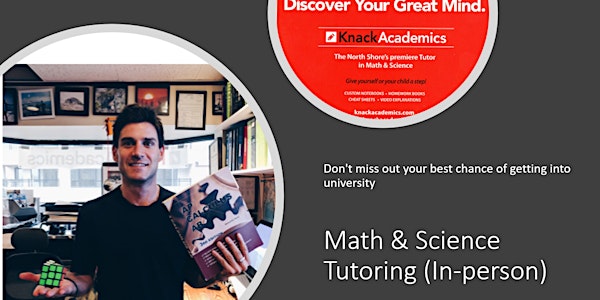 Math & Science Tutoring (Grade 8-12) In-person lesson with ⭐Free Exam Tips