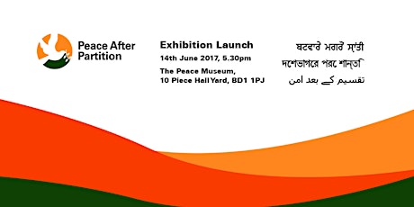 Peace After Partition: Exhibition Launch primary image