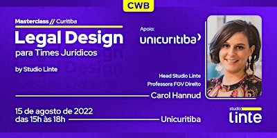 CWB - Masterclass Legal Design para Times Jurídicos em Curitiba