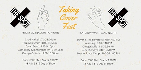 Taking Cover Fest - DAY 1 - Acoustic Night