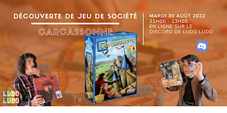 Ludo Soirée #6 Carcassonne - Découverte de jeu de société en ligne