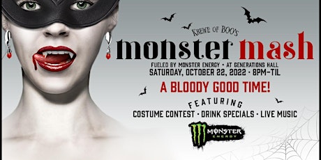 Krewe of Boo! presents MONSTER MASH (Official Parade After-Party)